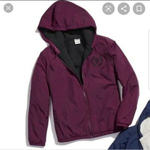 Pink fleece lined jacket